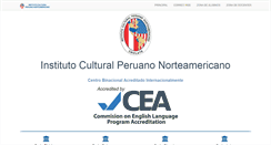 Desktop Screenshot of icpnachi.edu.pe